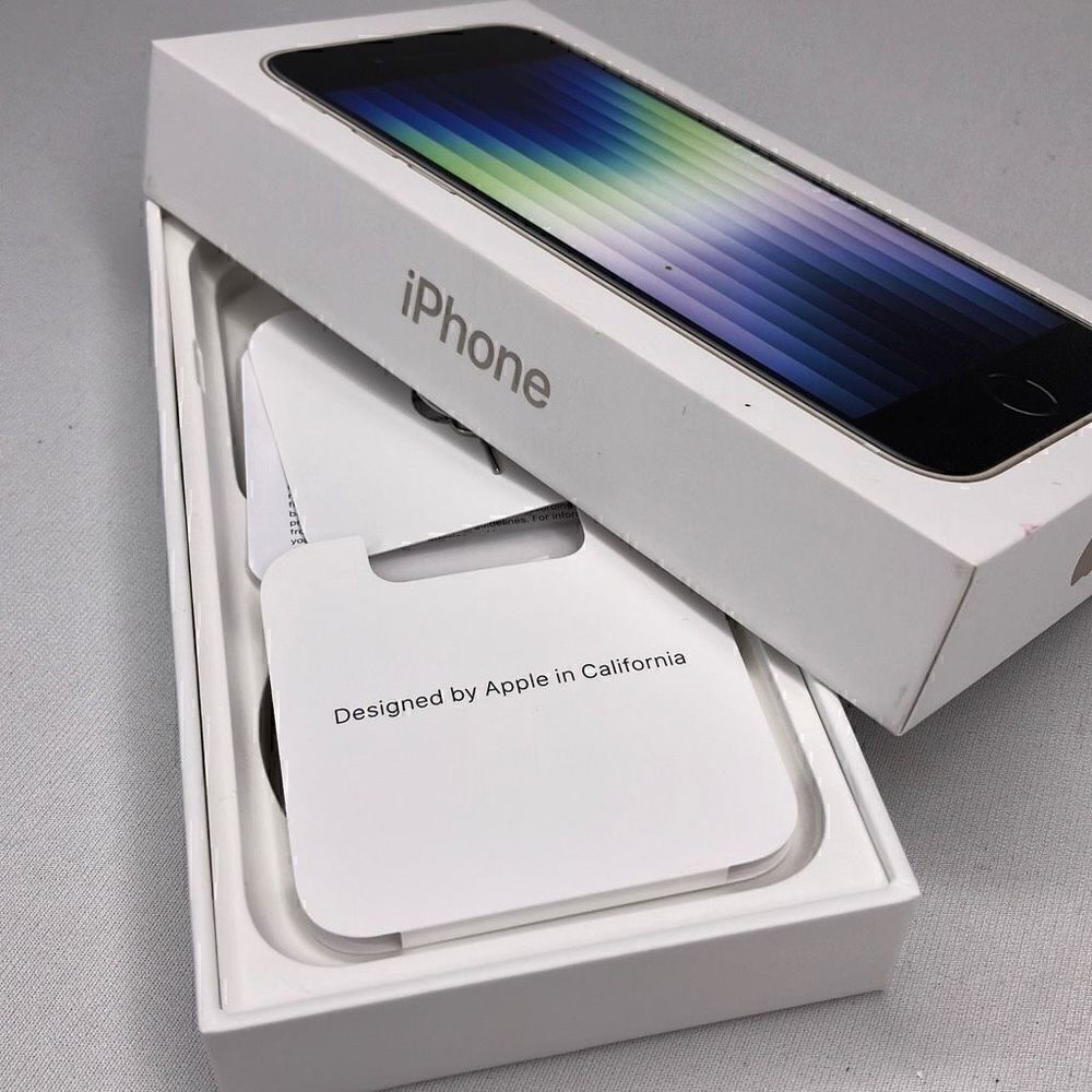 Empty Box of Apple iPhone SE Space Gray with Sim Ejector - Picture 7 of 7